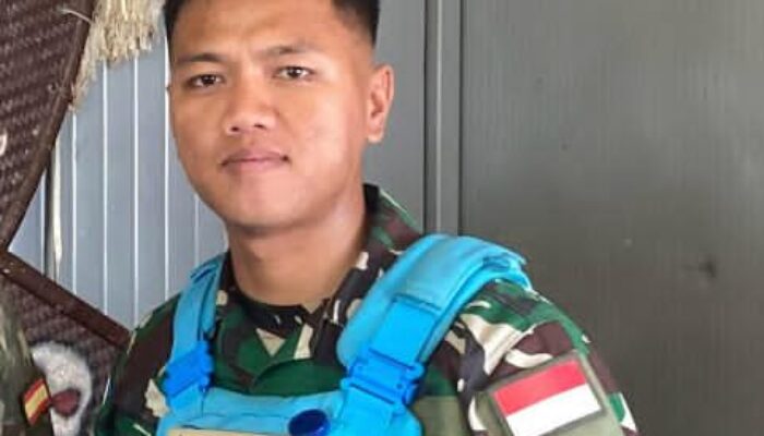 Prajurit TNI Praka Farizal Rhomadhon Gugur Saat Jalankan Misi Perdamaian di Lebanon