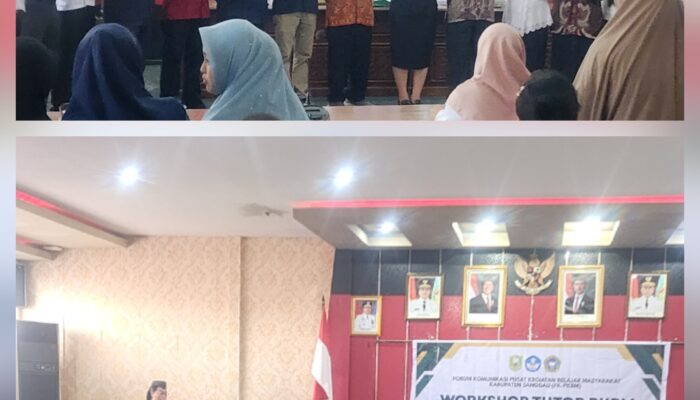 Wabup Sanggau Buka Workshop Tutor PKBM, Soroti Pentingnya Pendidikan Nonformal
