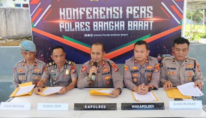 Polres Bangka Barat Tangani Dugaan Pelanggaran Kode Etik Oknum Anggota, Kapolres, Proses Berjalan Transparan