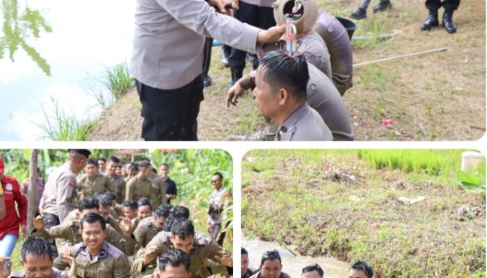 Langsung Dipimpin Kapolres, Personel Baru Polres Melawi Diuji Mental dan Disiplin Lewat Bintradisi