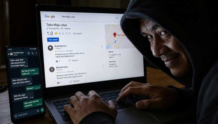 Teror Digital, Modus Pemerasan UMKM Lewat Rating Bintang 1 di Google Maps Mencuat