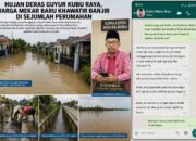 Hujan Deras Guyur Kubu Raya, Warga Mekar Baru Gelisah Ancaman Banjir: Ini Respons Pemerintah Desa Mekar Baru