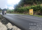 Jalan Sudirman di Tanjakan Semboja Kembali Longsor, Pengguna Jalan Diminta Hati-Hati