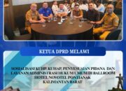 Pimpinan DPRD Melawi Hadiri Sosialisasi KUHP dan KUHAP di Pontianak
