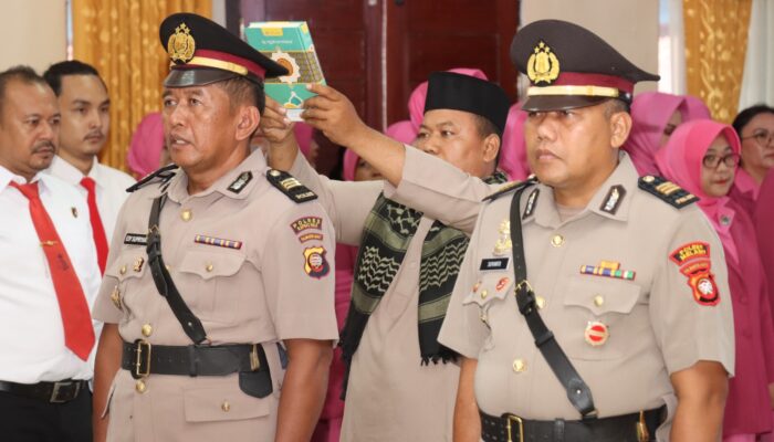 Kasat Narkoba hingga Kapolsek Bergeser, Ini Daftar Lengkap Pejabat Baru Polres Melawi.