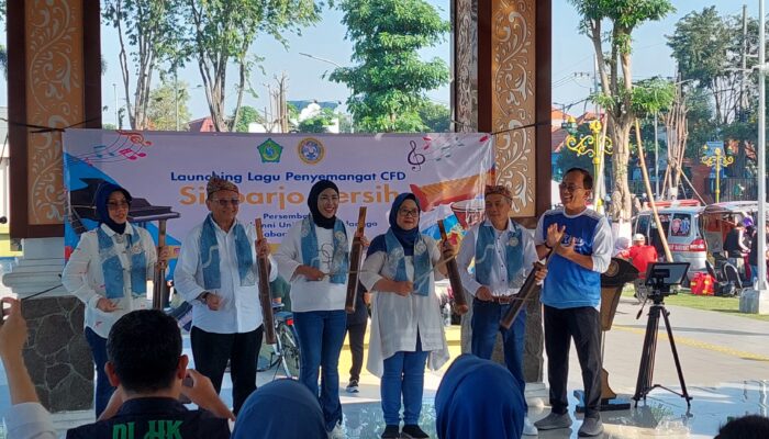 Lagu Sidoarjo Bersih Ciptaan drg Winaryo, Persembahan IKA Unair Sidoarjo Launching di CFD