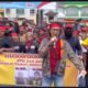 Ratusan Warga Demo di Polres Sanggau, Tuntut Pembebasan Dua Penambang Emas