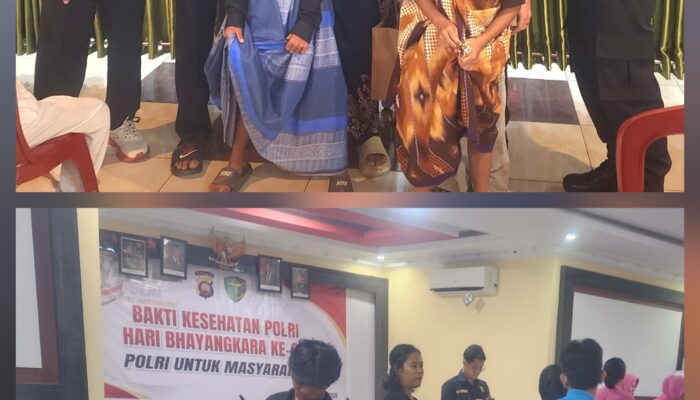 Wujud Kepedulian Polri, Polres Sanggau Berikan Sunatan Massal dan Pemeriksaan Kesehatan Gratis