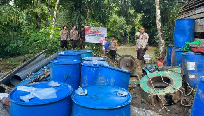 Polsek Meliau Gencarkan Himbauan Larangan PETI di Sejumlah Desa