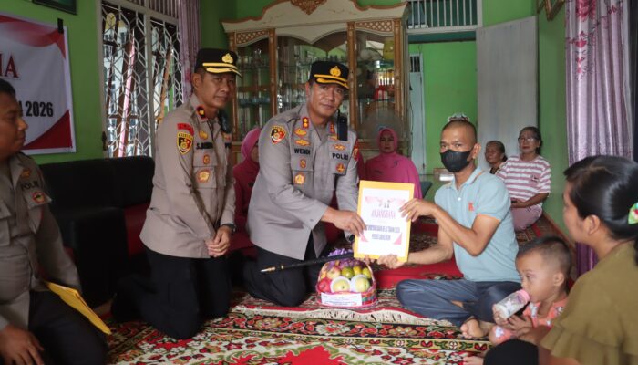 Anjangsana HUT Bhayangkara ke-80 Tahun 2026, Polres Sarolangun Wujudkan Kepedulian kepada Personel Sakit dan Warakauri