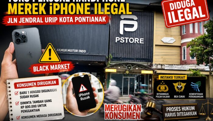 Dugaan Penjualan iPhone Ilegal di Pontianak: Konsumen Dirugikan, Diminta Tambah Biaya Saat Minta Ganti Rugi
