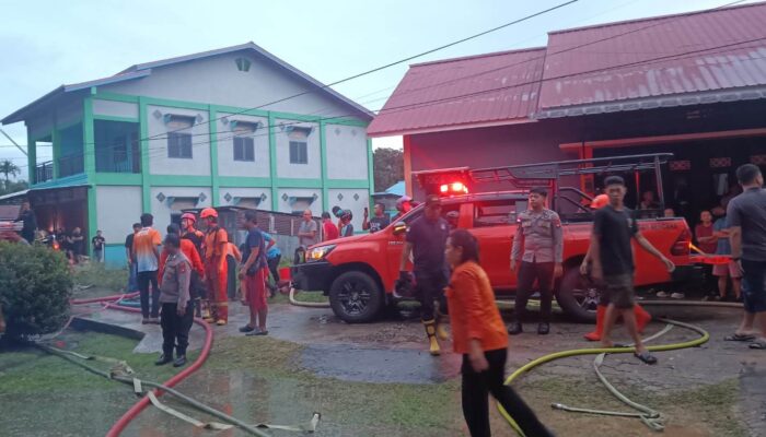 Rumah Semi Permanen di Kota Sanggau Terbakar, Dugaan Api Berawal dari Percikan Korek Api