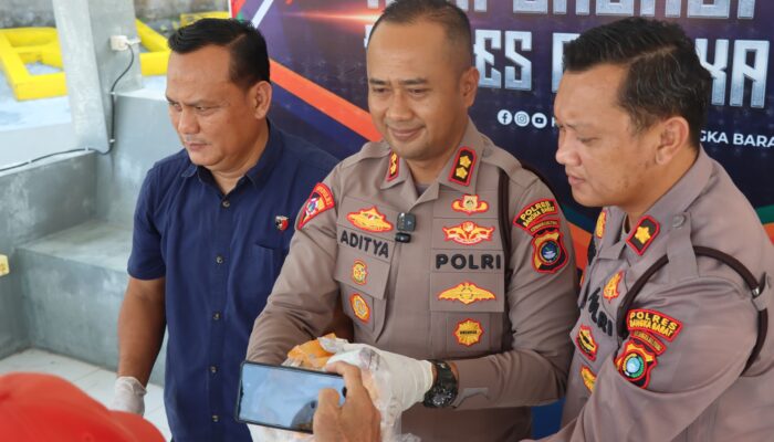 Ungkap Sabu 1 Kilogram, Total Sitaan Narkoba Polres Bangka Barat Tahun 2026 Hampir Tembus 2 Kilogram Lebih