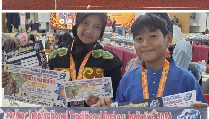 Belapati Akademi Sanggau Borong Prestasi di Saribas International Traditional Archery Invitation 2026