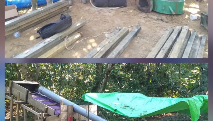 Respons Cepat Keluhan Warga di Media Sosial, Polsek Meliau Intensifkan Himbauan Larangan PETI di Desa Melawi Makmur