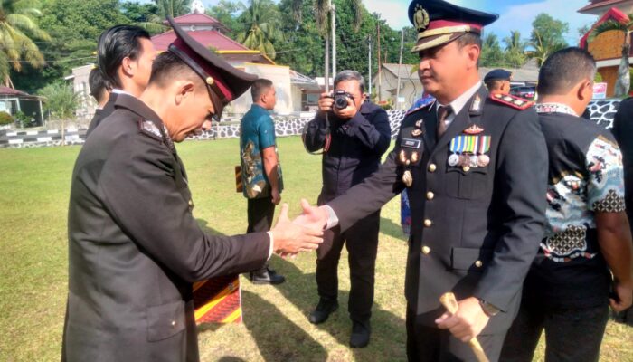 Ketua DPC Lin Hadiri Upacara HUT Bhayangkara Ke-80, Berikan Apresiasi Kinerja Polres Bangka