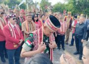 Kasdim 1204/Sanggau Hadiri Pembukaan Gawai Dayak Nosu Minu Podi XXII Kabupaten Sanggau Tahun 2026