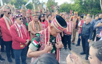 Kasdim 1204/Sanggau Hadiri Pembukaan Gawai Dayak Nosu Minu Podi XXII Kabupaten Sanggau Tahun 2026