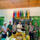 Bupati Sarolangun bersama Kapolres Beri Kejutan Ulang Tahun Komandan Yonif TP 896/Serumpun Pseko.
