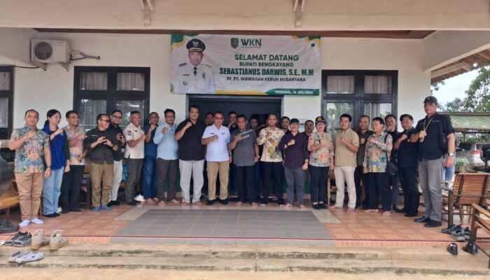 Bupati Bengkayang Sebastianus Darwis Kunjungan Kerja ke PT.WKN