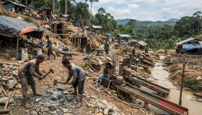 PARAH! Tambang Emas Berkedok Silika di Mandor, CV Adi Karya Cahaya Sejati Libatkan TKA Asing China dan Malaysia