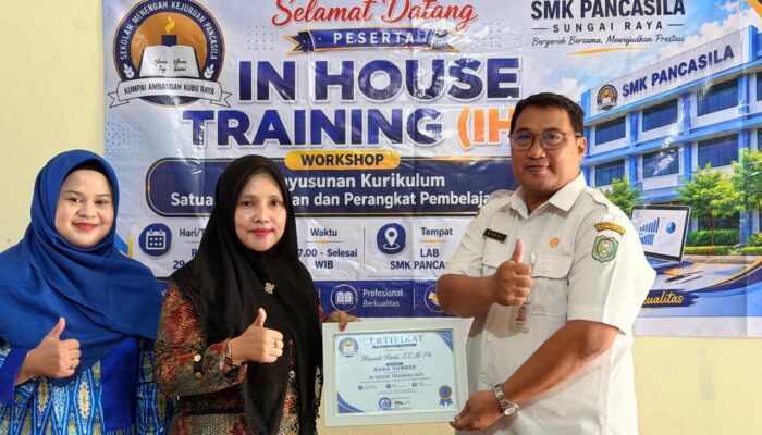 SMK Pancasila Gelar In House Training Penyusunan Kurikulum Satuan Pendidikan dan Perangkat Pembelajaran