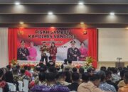 Pisah Sambut Kapolres Sanggau, AKBP Sudarsono Serahkan Tongkat Komando kepada AKBP Kadek Ary Mahardika