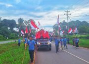 BAIS TNI Kibarkan 5.000 Bendera Merah Putih di Batas Negara Kalbar
