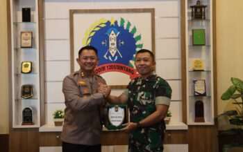 Kapolres Melawi Silaturahmi ke Makodim 1205 Sintang, Perkuat Sinergi TNI-Polri