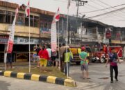 11 Ruko Terbakar di Jalan Jerendeng Abdurahman Bengkayang