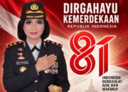 HUT ke-81 RI, Kapolres Bangka Barat AKBP Helen Simanjuntak S.H.,S.I.K.,M.H Sampaikan Pesan Kemerdekaan