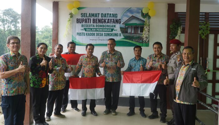 Bupati Bengkayang Resmikan Pustu Sungkung Komplek, Perkuat Akses Layanan Kesehatan di Perbatasan