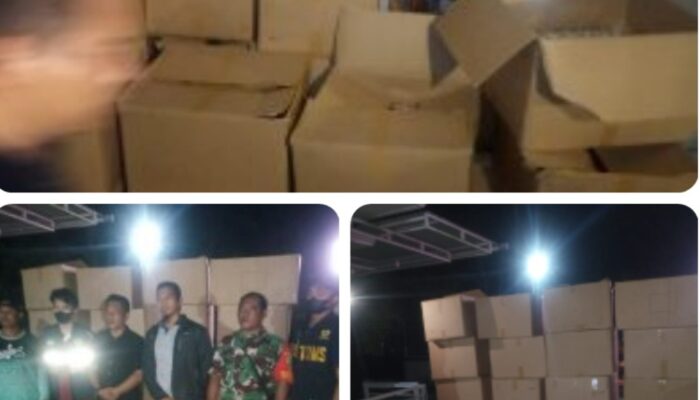 Gebrakan Kembali Di Lakukan Oleh Tim Gabungan Intel Korem 045 Garuda Jaya Dan Tim Bea Cukai Mengenai Peredaran Rokok Ilegal