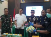 Satgas Pamtas Yonarmed 19/Bogani Gagalkan Penyelundupan 5,269 Kg Sabu di Perbatasan RI–Malaysia